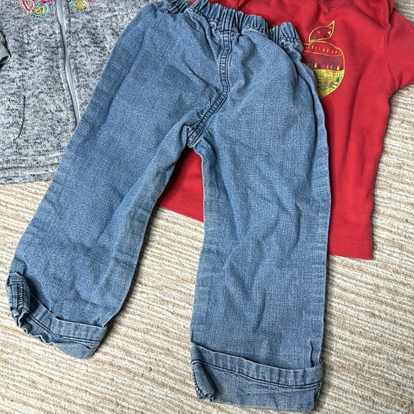 24m girls lot. jacket MEC t.shirt, Pooh Disney denim jeans - Picture 7 of 15